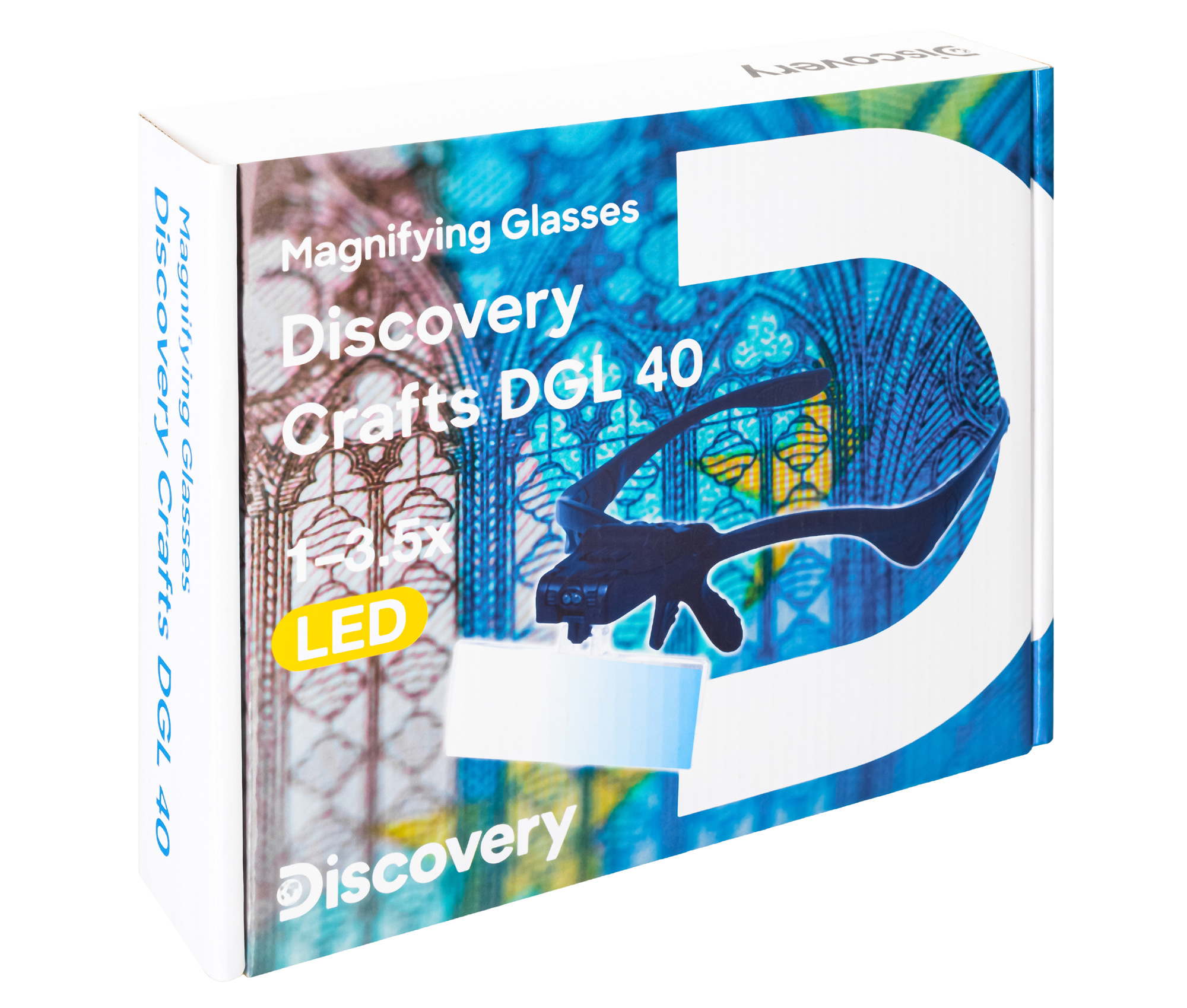 Лупа-очки Levenhuk Discovery Crafts DGL 40 купить в Тюмени | Лупы