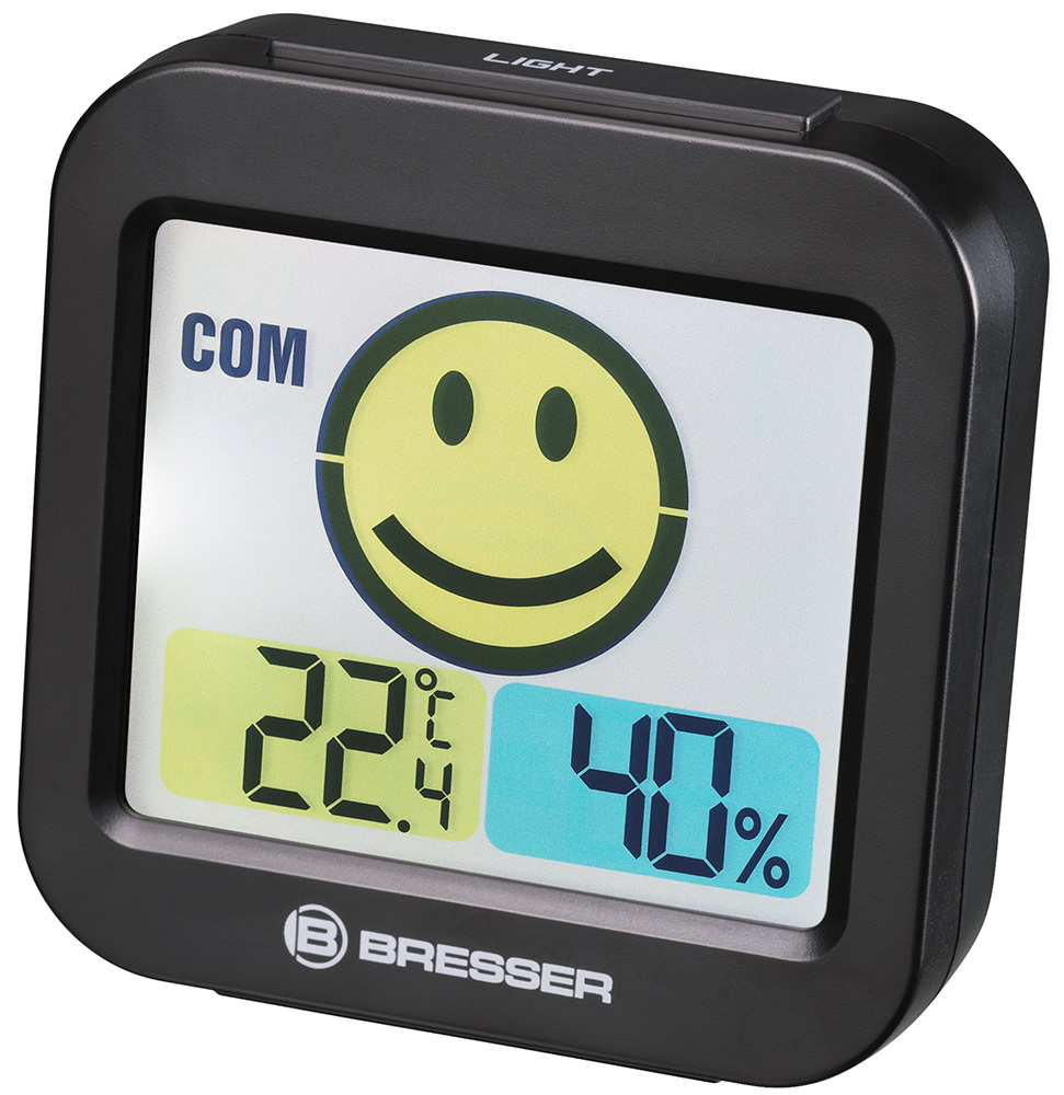 Метеостанция Bresser MyTime Smile, черная купить в Тюмени | Барометры, метеостанции, часы