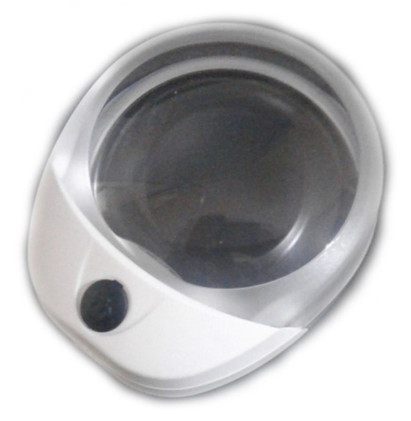 Лупа Kromatech настольная контактная 10x, 60 мм, с подсветкой (1 LED) PW6010C купить в Тюмени | Лупы