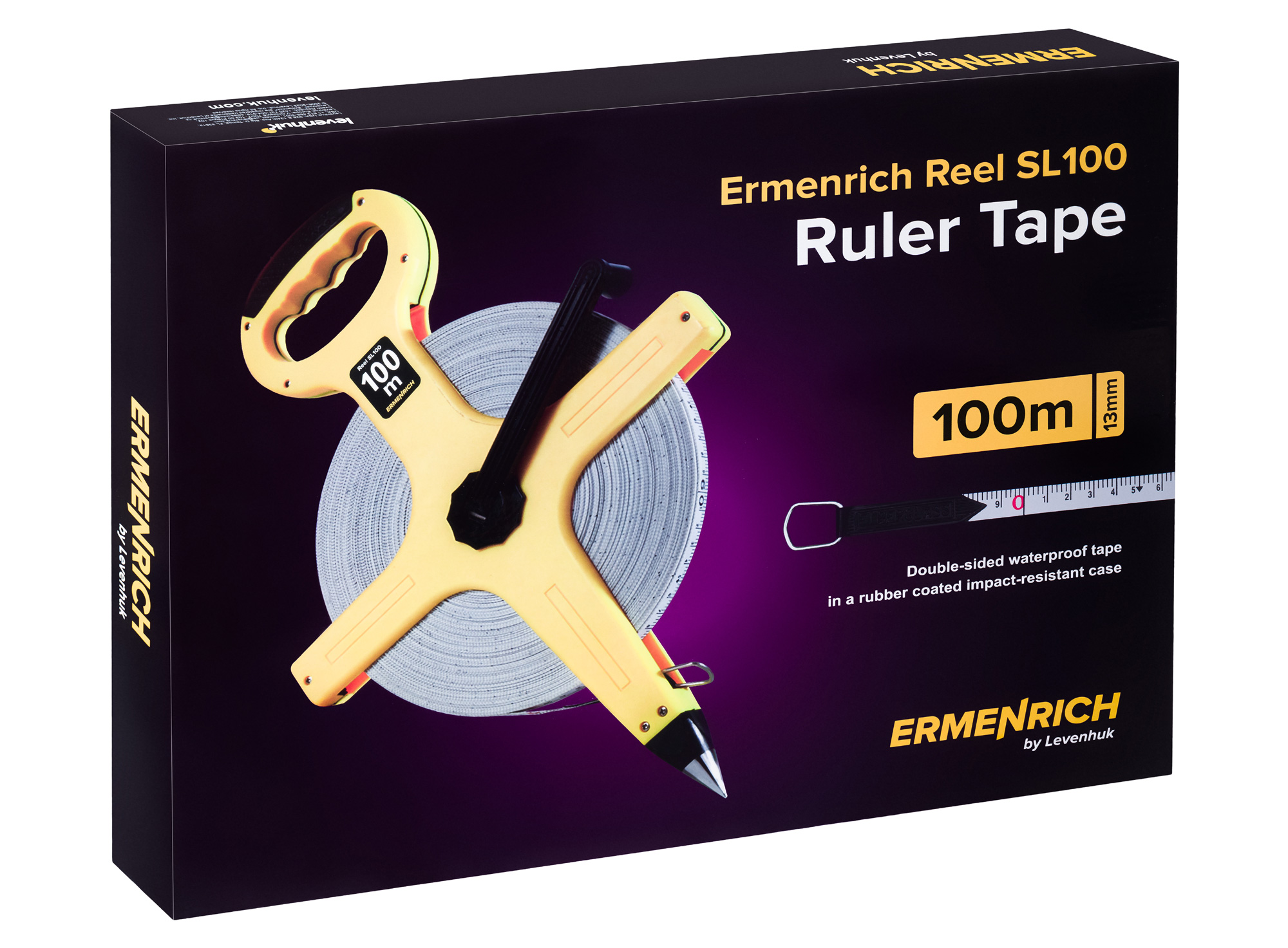 Рулетка геодезическая Ermenrich Reel SL100 купить в Тюмени | Измерительные инструменты