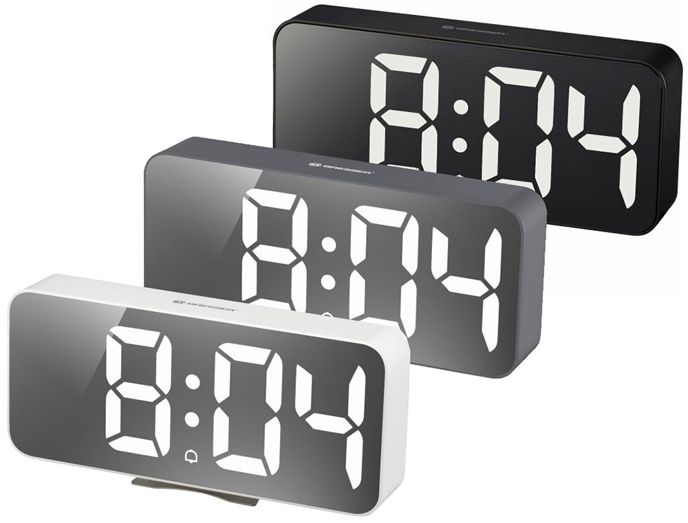 Часы Bresser MyTime Echo FXL, белые купить в Тюмени | Барометры, метеостанции, часы