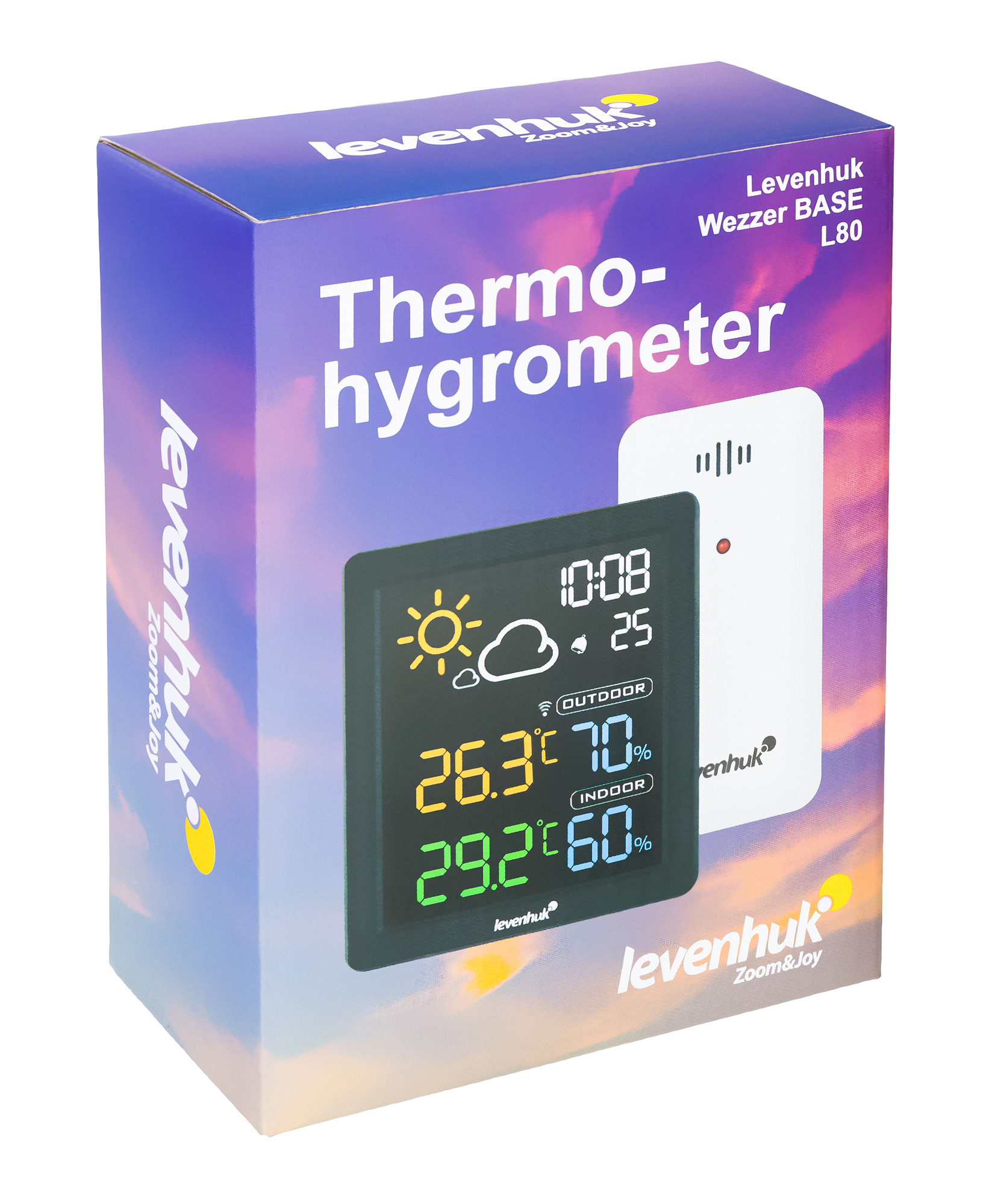 Термогигрометр Levenhuk Wezzer BASE L80 купить в Тюмени | Барометры, метеостанции, часы
